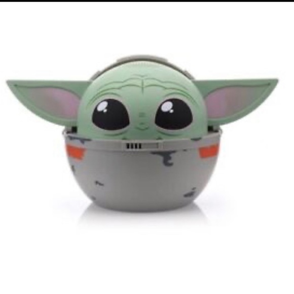 Star Wars Mini BlueTooth Speaker 8" Grogu in Pram 8hr playtime NIB - Picture 1 of 6